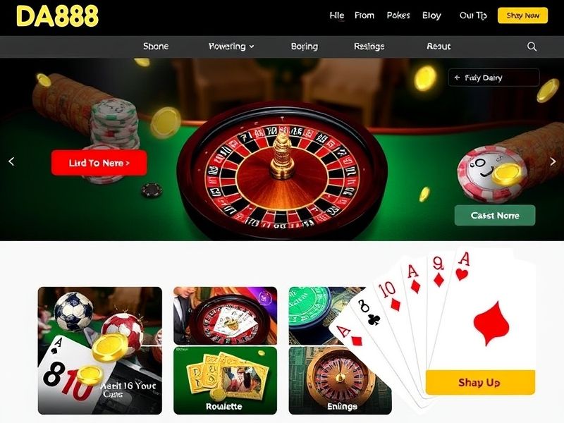 Welcome to da88.com – Your ultimate destination for online casino excitement. Explore live games, sports betting, exclusive bonuses, and secure real-money play with 24/7 support for a world-class gambling experience.