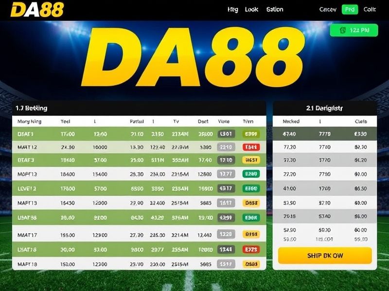 Welcome to da88.com – Your ultimate destination for online casino excitement. Explore live games, sports betting, exclusive bonuses, and secure real-money play with 24/7 support for a world-class gambling experience.